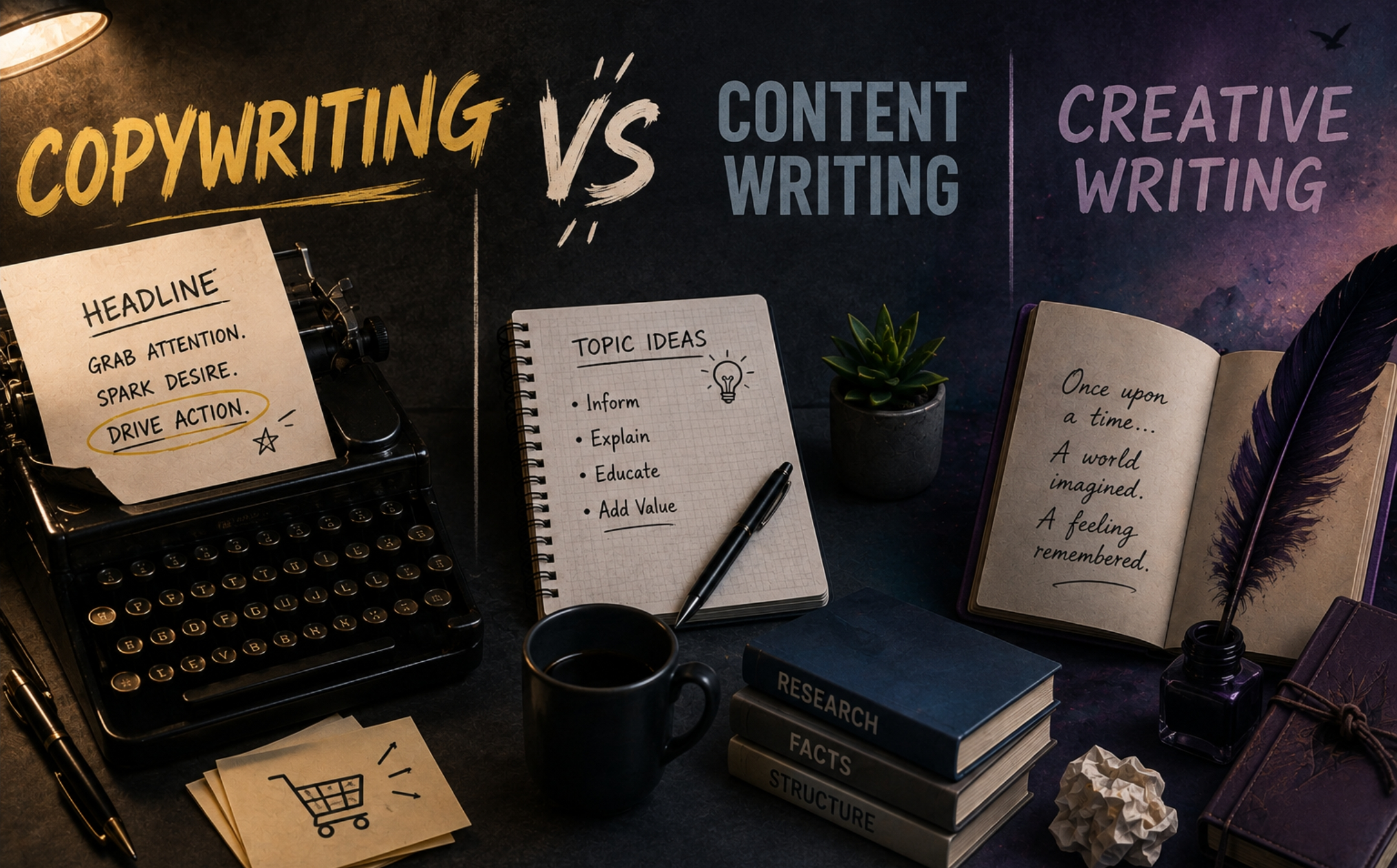 The Beginner’s Guide to Copywriting: Definitions, Differences, and Daily Applications